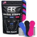 All-Relief Super Pack nasal strips packaging front view showing assorted colors