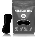Cenlomat Nasal Strips for Snoring 60 count box front view showing black adhesive patches.