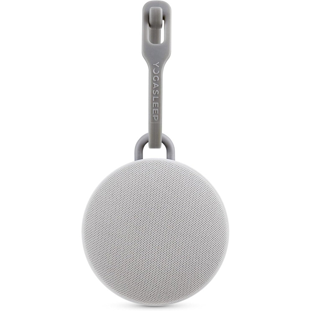 Yogasleep Hushh 2 portable sound machine front view with backlit buttons