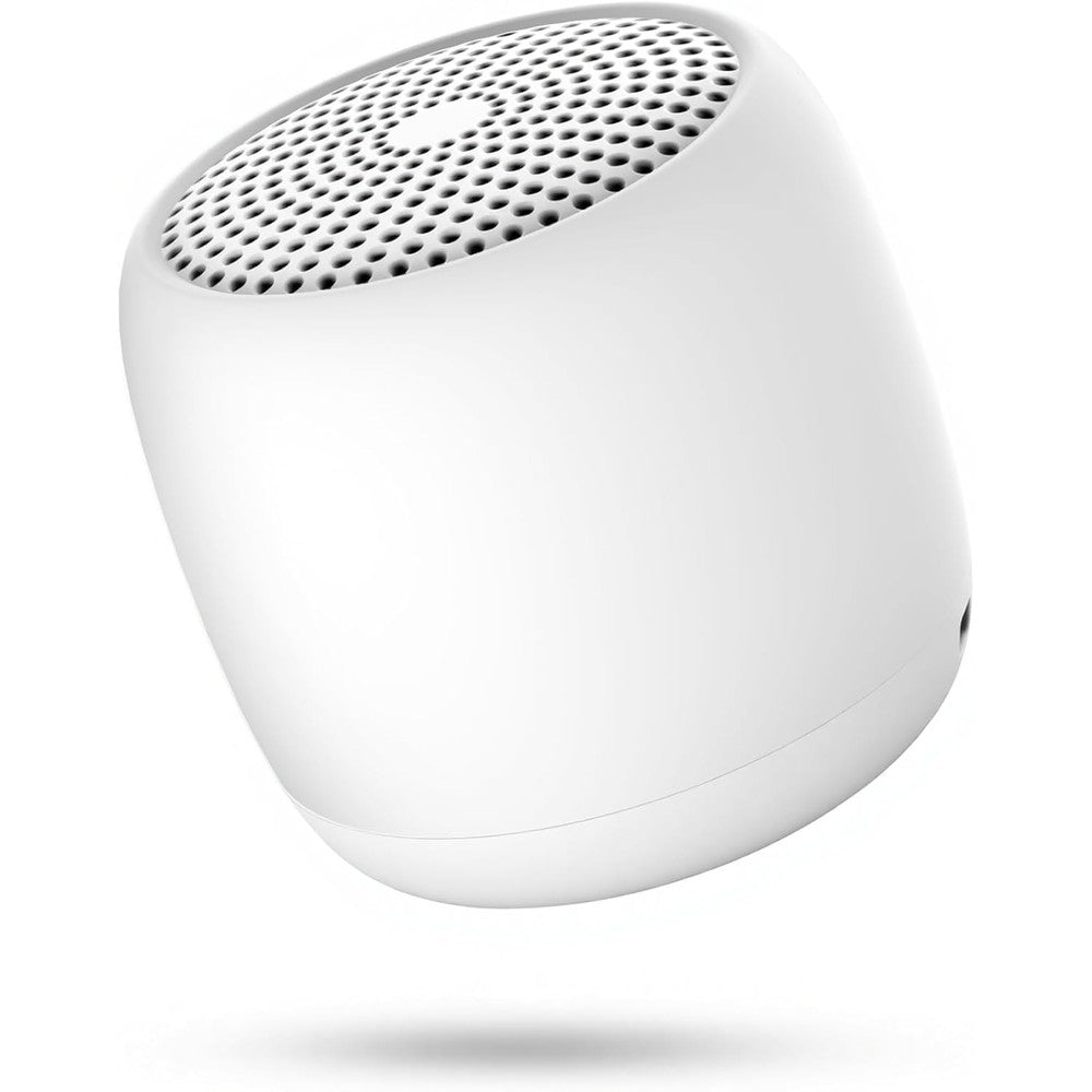 Babelio White Noise Sound Machine Pocket Mini Pro front view showing the compact white egg-shaped design and top dotted speaker grille.