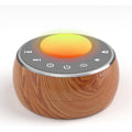 Peakeep portable white noise sound machine front view showing matte body and fabric speaker dome.