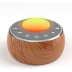 Peakeep portable white noise sound machine front view showing matte body and fabric speaker dome.