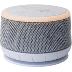 Yogasleep Dohm Nova White Noise Machine front view with fabric overlay