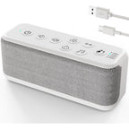 OnLyee White Noise Machine front view for office privacy.