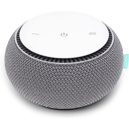 SNOOZ Smart White Noise Machine Cloud White front view for sleep aid.