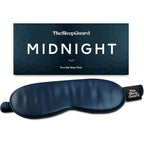 Thesleepguard Pure Silk Sleep Mask front view black