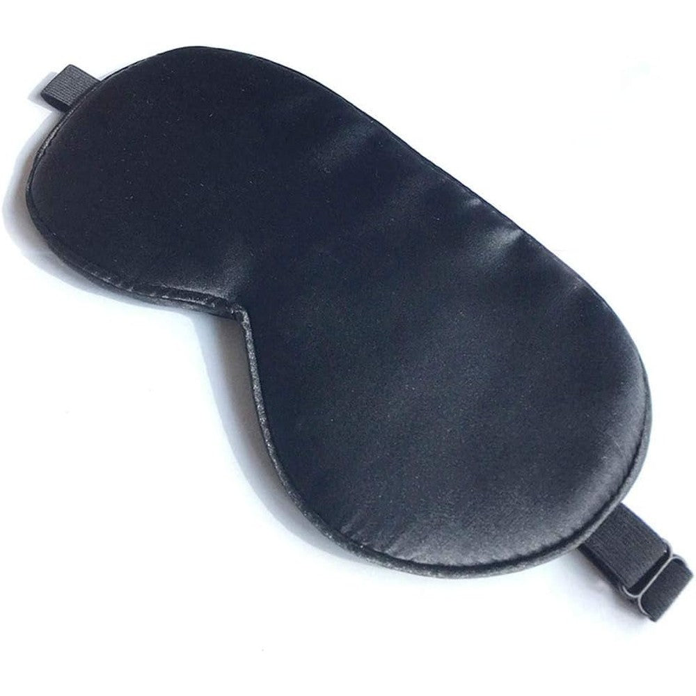 Spacepower silk sleep mask front view for blackout comfort