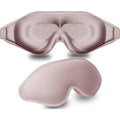 FengXinZi 3D Deep Contoured Sleep Mask front view pink light blocking eye cover.