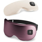 Azang Heated Eye Mask front view in purple color for dry eye relief
