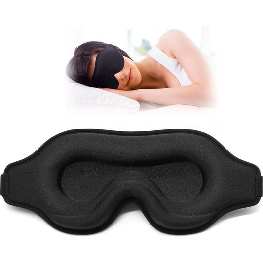 Albatross Health New England 3D sleep mask front view for light blocking.