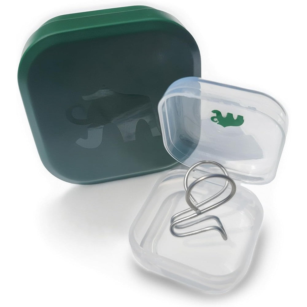 Silent Mammoth Reusable Adjustable Nasal Dilator Large front view showing adjustable wings for easy breathing.