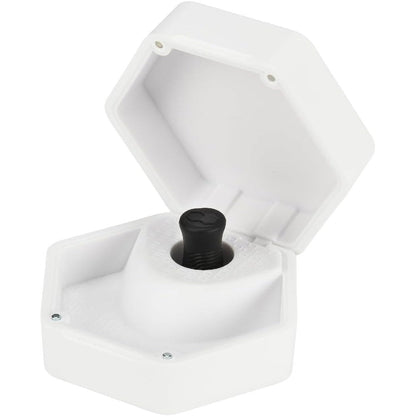 Intake Breathing travel case front view showing compact magnetic design.