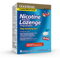 GoodSense Coated Ice Mint Nicotine Polacrilex Lozenges 4 mg 80 Count front packaging view