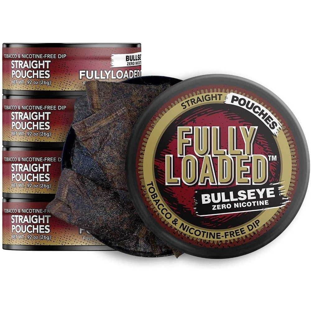 Fully Loaded Bullseye Straight Pouches 5 Pack front view dip alternative