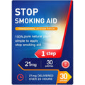 Tuwyfe Stop Smoking Patches Step 1 front packaging showing 21mg strength.
