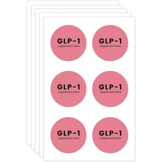 Opulent Mirage GLP-1 Shape Support Patches packaging front view showcasing wellness benefits.