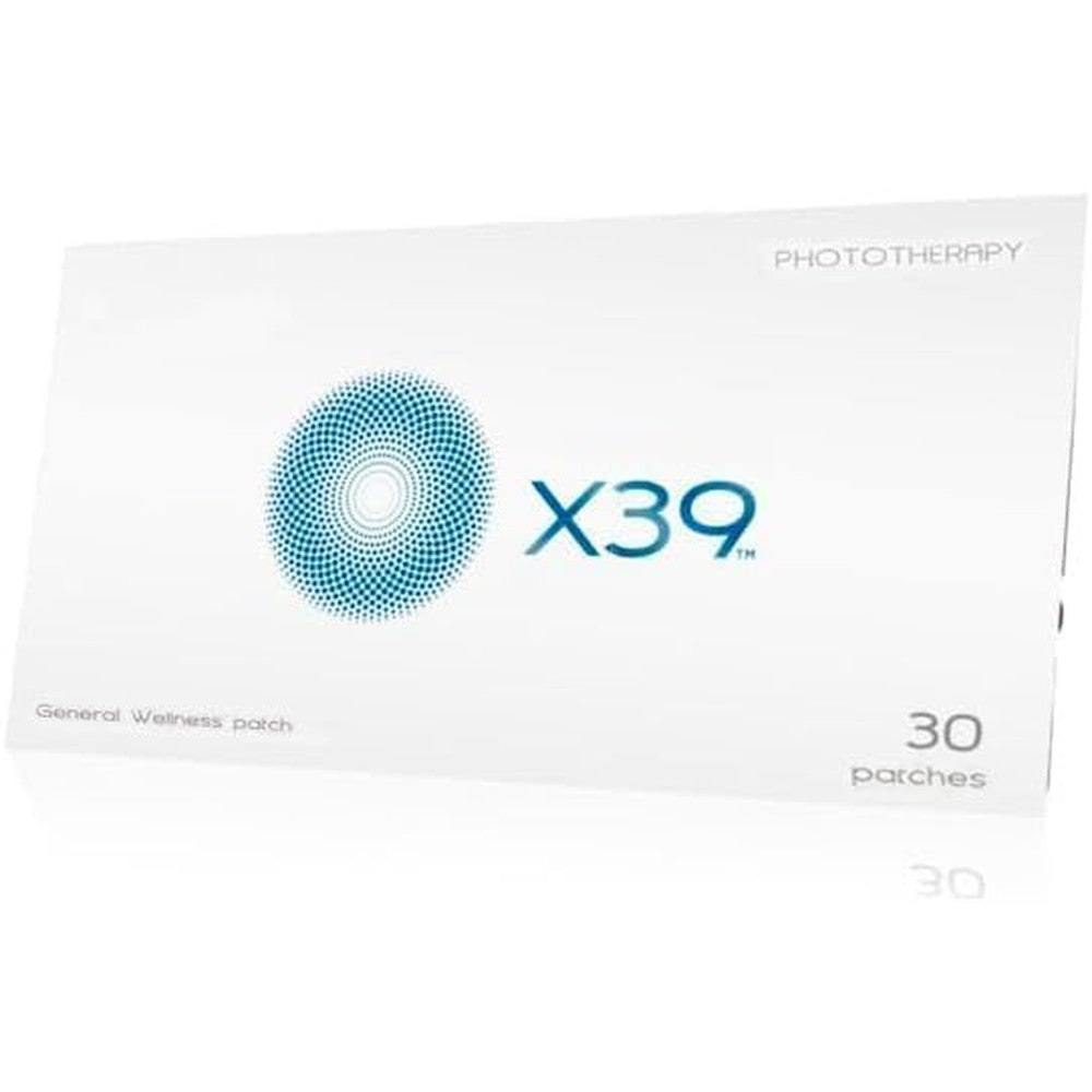 LifeWave X39 phototherapy wellness patches front view sleeve pack for stem cell activation
