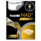 PatchMD NAD+ Total Recovery Patches front packaging for cellular energy.