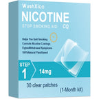 LWei Blvef Organic Nicotine Patches 14 mg front view of 30 count retail packaging