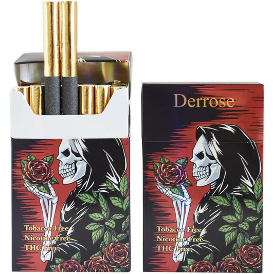 Derrose Herbal Sticks front view of red packaging for smoking cessation.