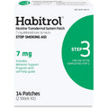 Habitrol Nicotine Transdermal System Patch Step 3 front view packaging 7mg smoking cessation aid