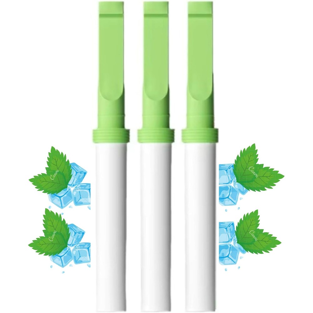 Healfs Mint Inhaler 3 Pack front view of packaging for smoking cessation aid.