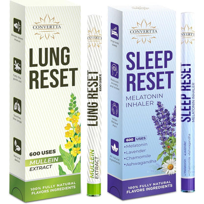 CONVERTTA Lung Detox and Melatonin Diffuser Combo front view pack