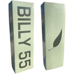 American Billy 55 Regular Green Tea Herbal Cigarettes carton front view for smoking cessation.