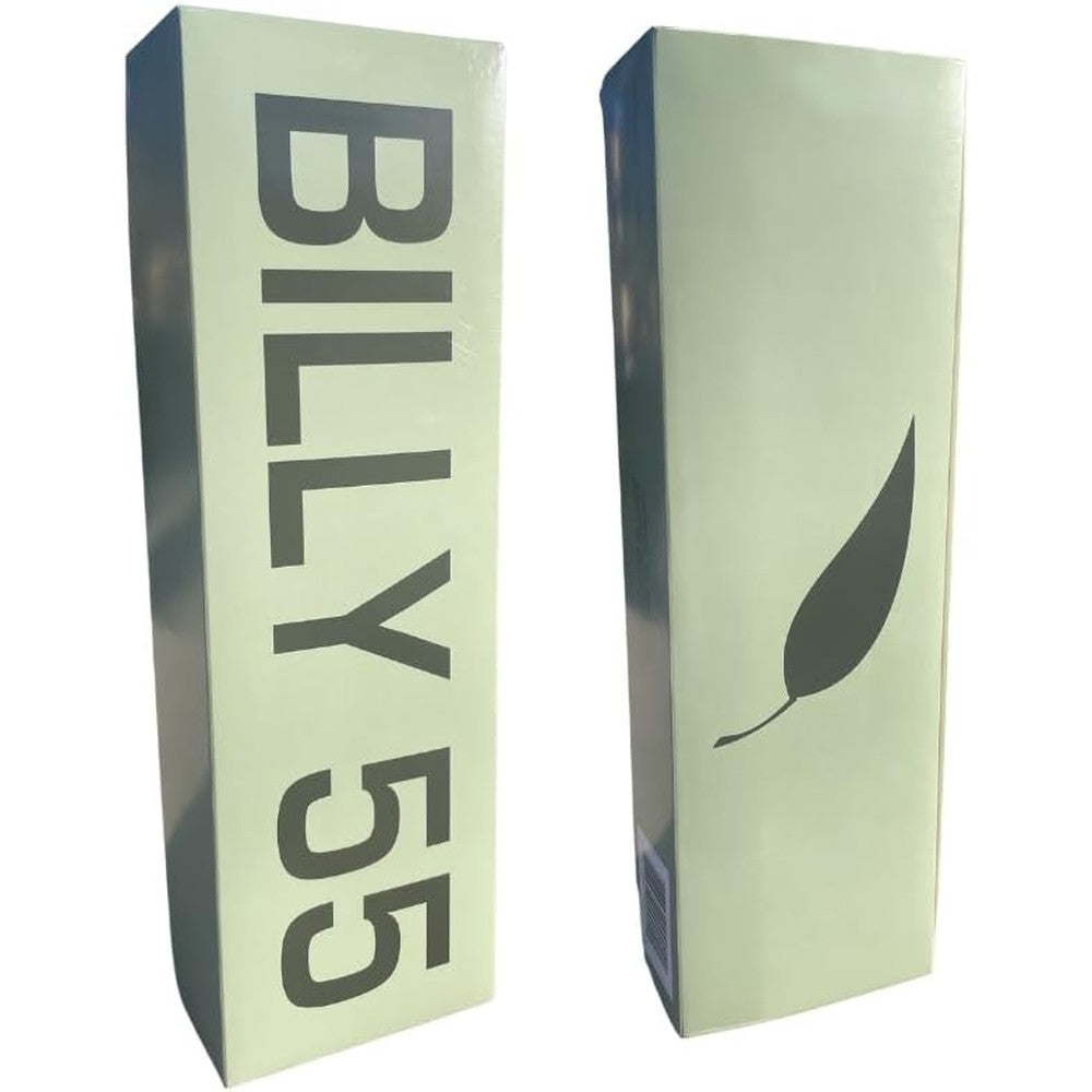 American Billy 55 Regular Green Tea Herbal Cigarettes carton front view for smoking cessation.