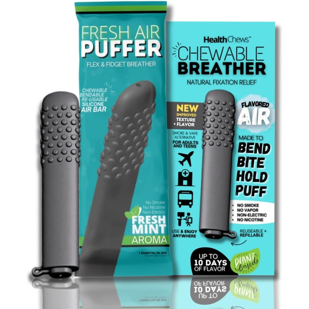 Marca Generic Smokeless Inhaler front view showing sleek black design.
