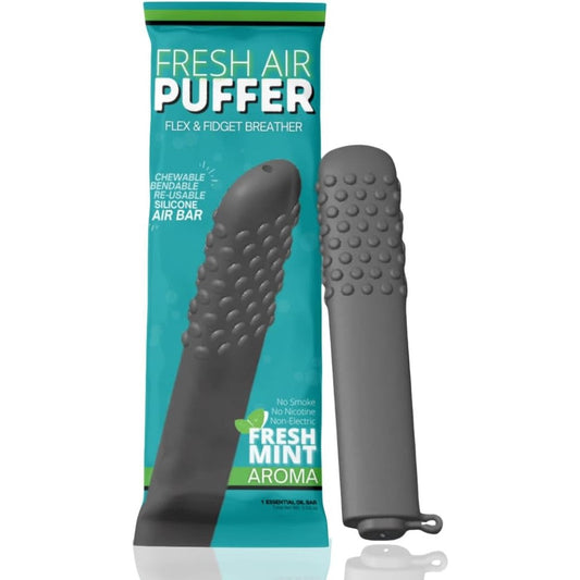 Health Chews Fresh Air Puffer front view mint quit vaping tool