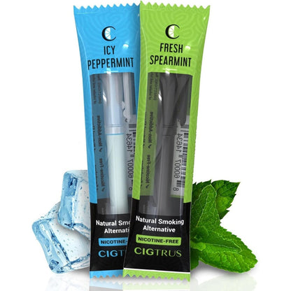 Cigtrus Natural Nicotine-Free Inhaler front view for smoking cessation support.