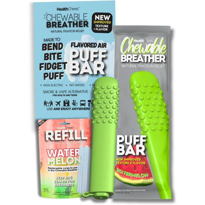 Health Chews Smokeless Inhaler front view nicotine free quitting aid