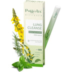 PUFFIAIR Mullein Herbal Diffuser front view of green stick packaging