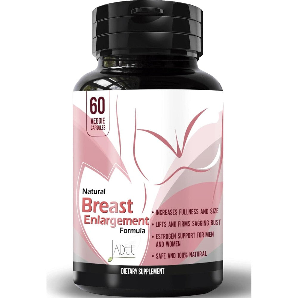 Herbal Remedy breast enhancement pills bottle front view for volume support.