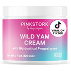 Pink Stork Wild Yam Cream front view bottle package