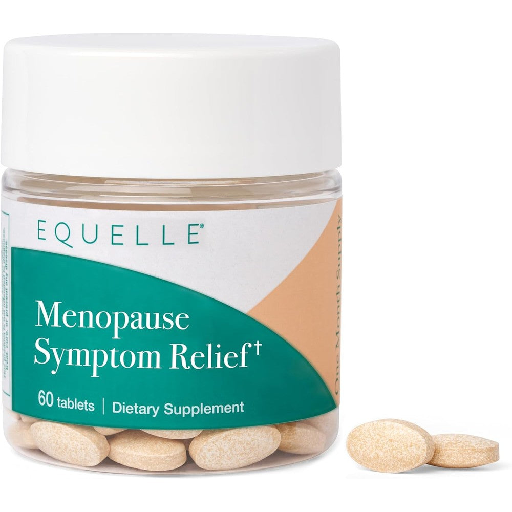 Equelle multi symptom menopause relief supplement bottle front view