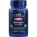 Life Extension Estrogen for Women front view bottle authentic supplement
