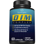 Sunergetic Premium DIM Supplement front view bottle showing 150mg formula
