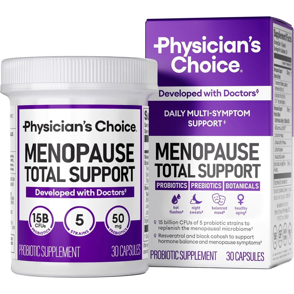 Physician's Choice Menopause Probiotic Supplement front view
