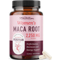 SMNutrition organic maca root capsules front view bottle packaging