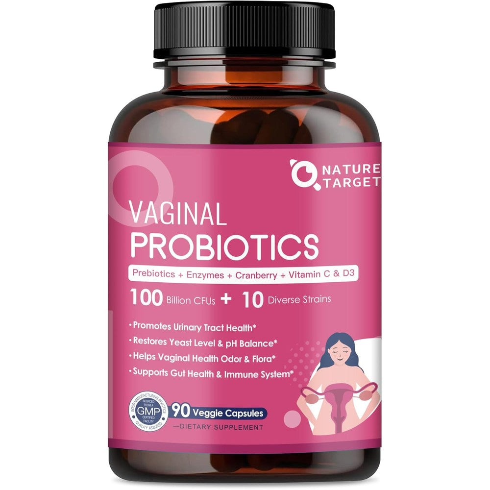Nature Target Vaginal Womens Probiotics front view bottle