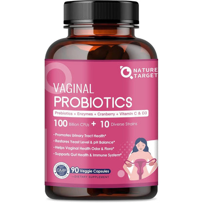 Nature Target Vaginal Womens Probiotics front view bottle