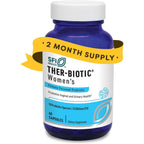Klaire Labs Ther-Biotic Women's Probiotic bottle front view - probiotic for vaginal health 25 billion CFU