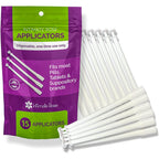 Intimate Rose Vaginal Suppository Applicators front view pack of 15