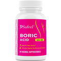 Safrel Boric Acid Vaginal Suppositories 30 count front packaging