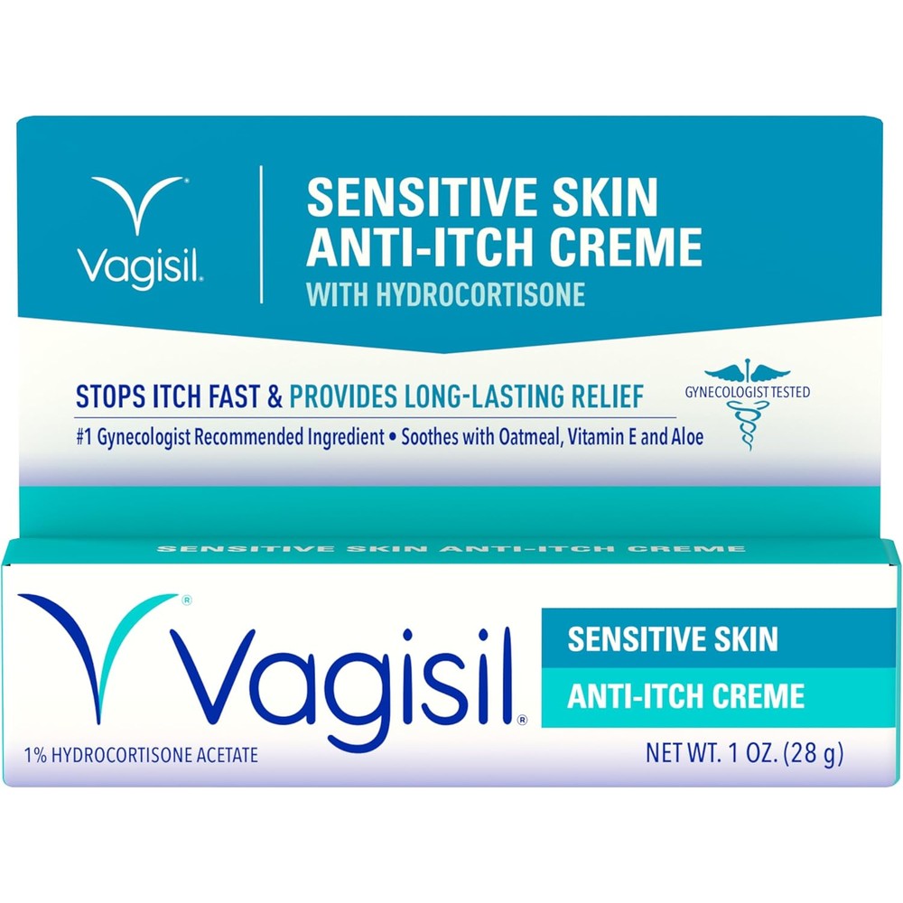 Vagisil Sensitive Skin Anti-Itch Cream front view authentic USA import