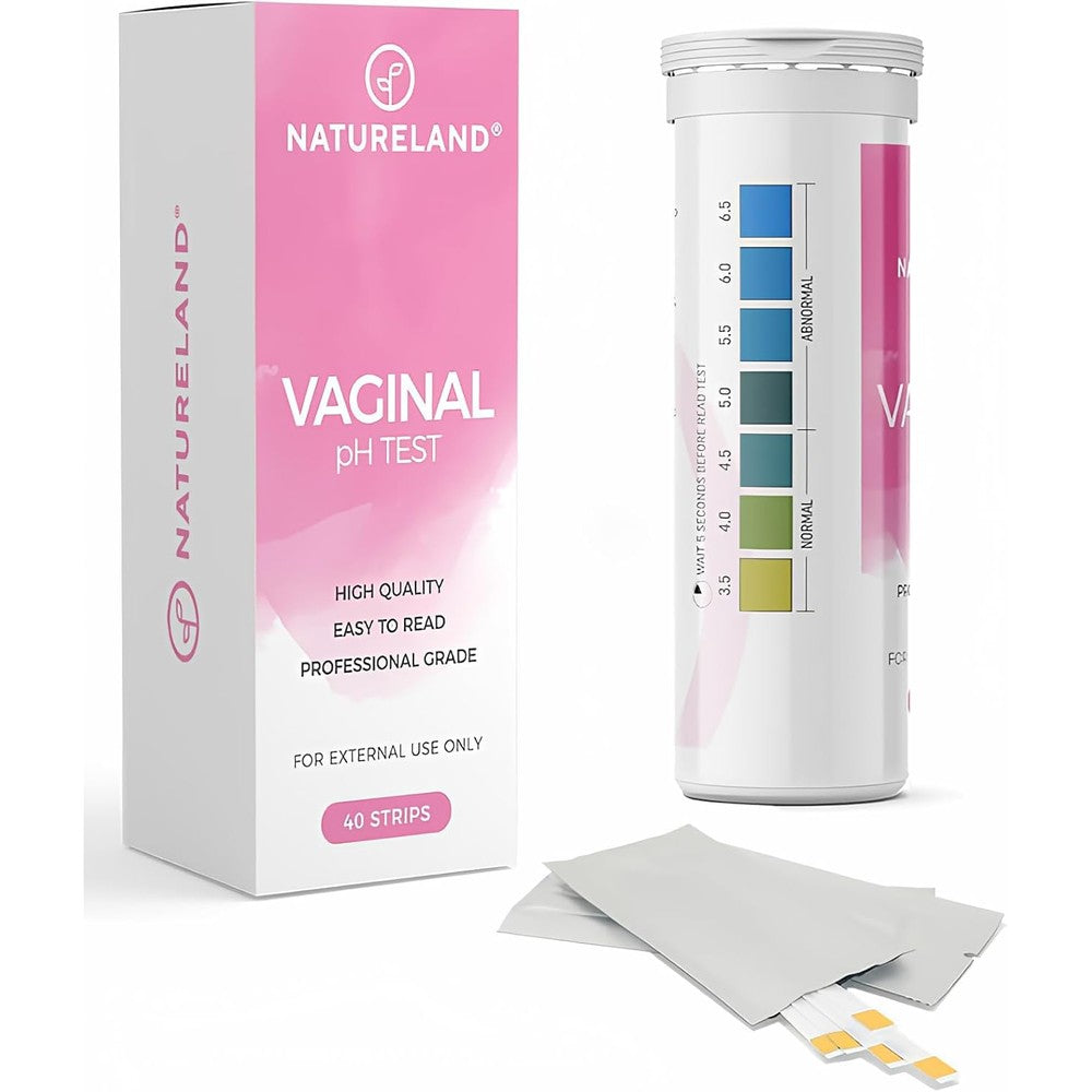 Natureland Vaginal Health pH Test Strips front view value pack