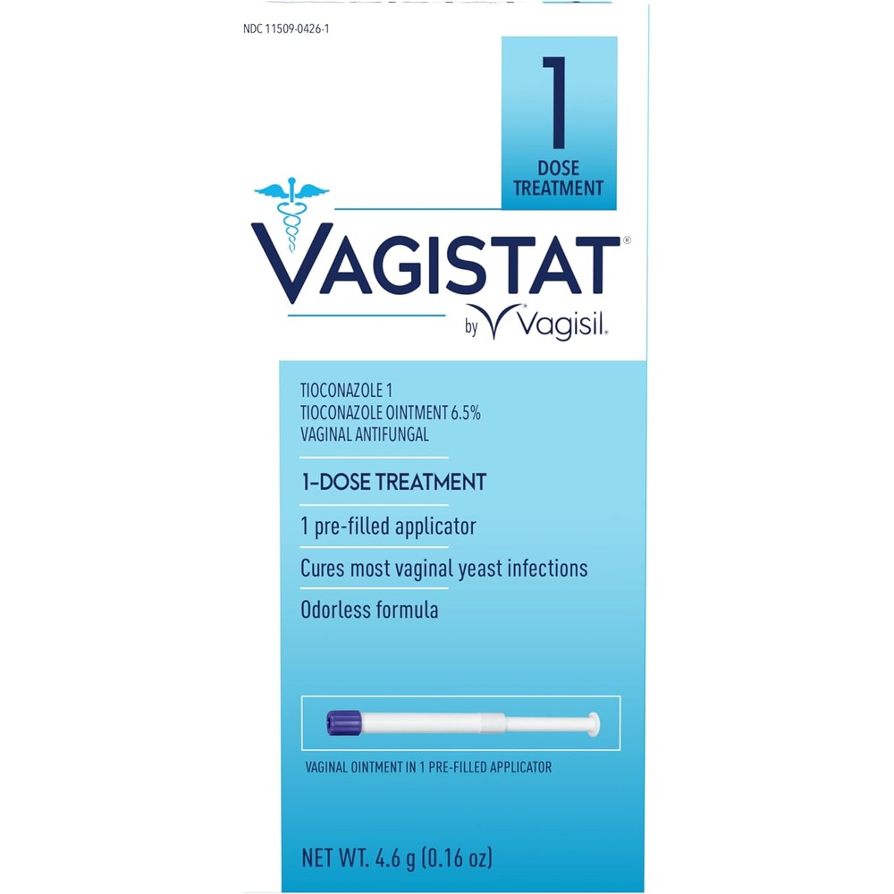 Vagisil Vagistat 1 Day Single Dose Yeast Infection Treatment front packaging
