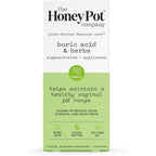 The Honey Pot Company 7 Day Boric Acid and Herbs Suppositories front packaging view